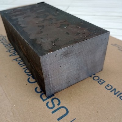  2'' X 4'' X 12''  Steel Plate Forging Plate Blacksmith Bench Hammer Plate A36 Mild