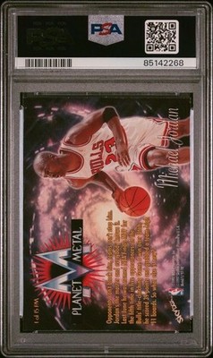 1997-98 Metal Universe - Planet Metal Michael Jordan #1 PM for
