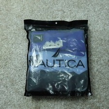 Nautica Underwear Mens Medium Blue Woven Boxer Shorts Cotton 3 Pairs