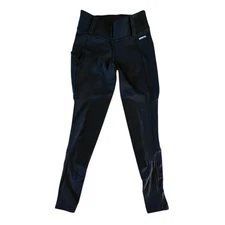 Kerrits Equestrian Breeches Pants Women's S Black Reinforced Leg Stretch Legging