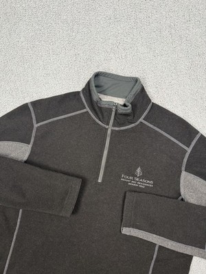Kuhl Pullover Mens L Black Revel 1/4 Zip Four Seasons Jackson Hole Sweater