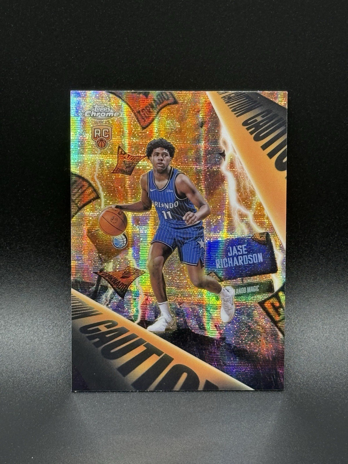 2025 Topps Chrome Jase Richardson Advisory SSP RC #AD-15 Orlando Magic