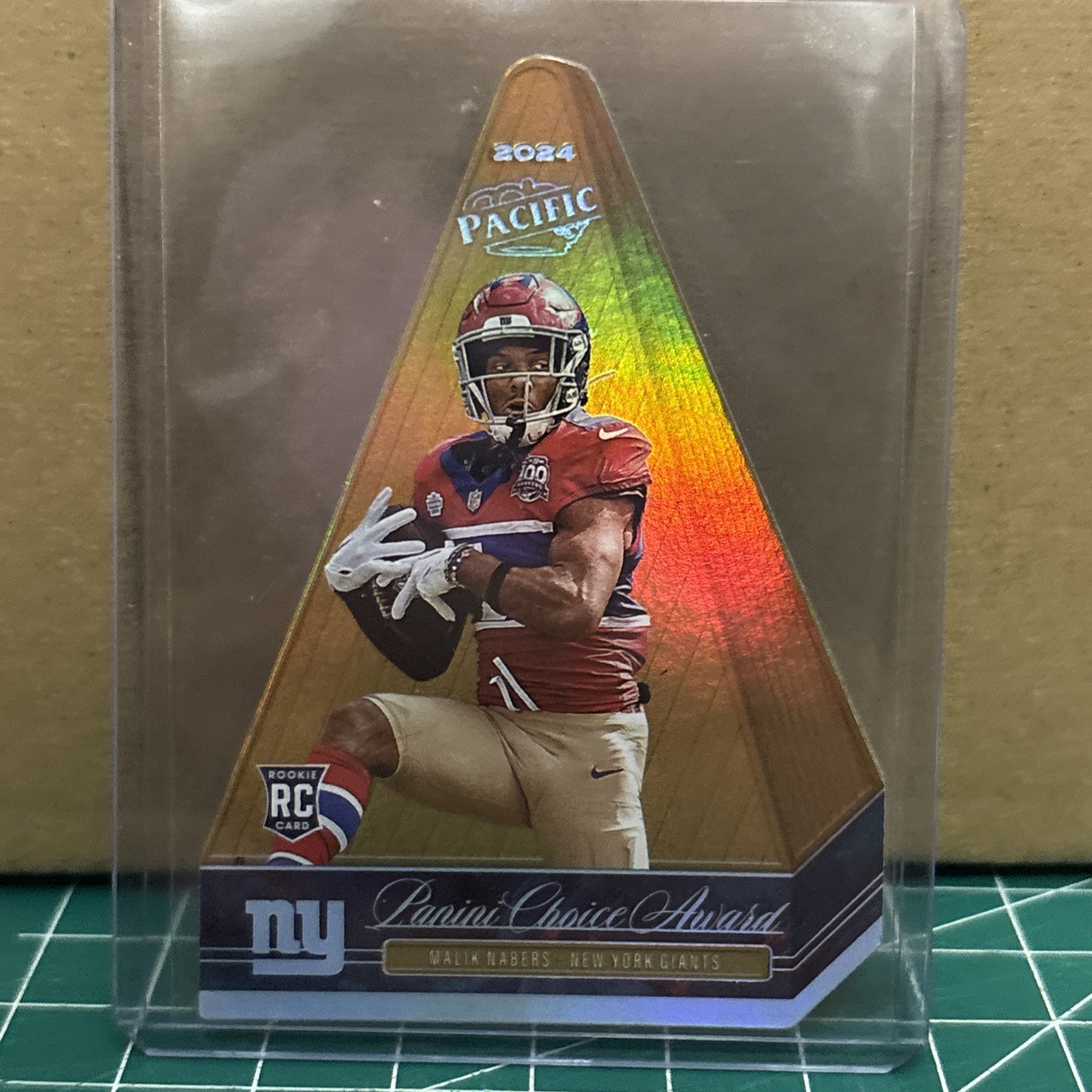 2024 Panini Encore Pacific Choice Awards Malik Nabers Die Cut Rookie Card