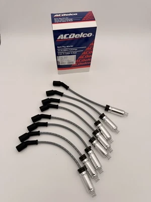 758EE AC Delco Spark Plug Wires Set of 8 New for Chevy, Gmc, Cadillac (5.3L-6.2L - Bild 1 von 4