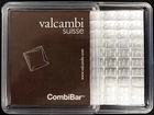 Valcambi 100 X 1 Gram Combi-Bar 0.999 Fine Silver Bar! NO RESERVE! sku 0301