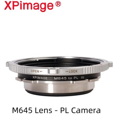 XPimage M645-PL Lens Adapter for Mamiya 645 M645 Lens to ARRI PL Cinema Camera