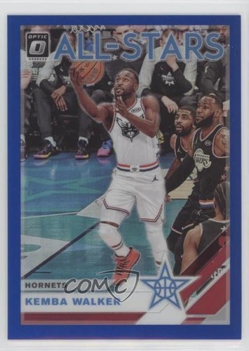 Kemba Walker [Blue] #5 2019 Panini Donruss Optic All-Stars card
