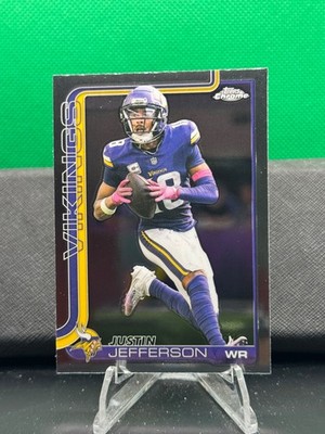 Justin Jefferson #195, Minnesota Vikings - 2025 Topps Chrome