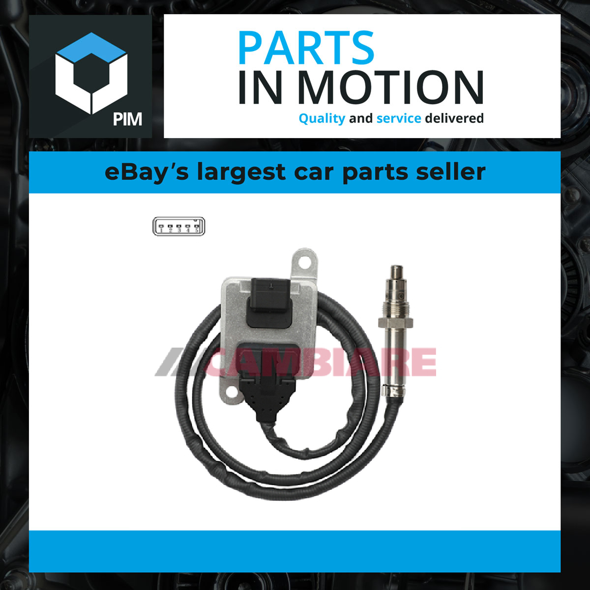 NOX Sensor fits MERCEDES E200 S212, W212 2.2D 09 to 16 Cambiare Quality New