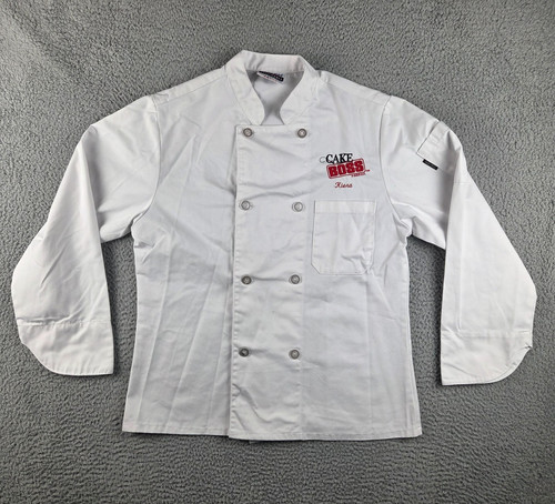 Carlos Bakery Chefs Jacket Cake Boss Adult Small White