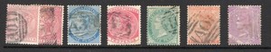Jamaica - SG# 7 - 17 + 7a Used (3d tiny thin) - wmk Crown CC    -    Lot 0626069