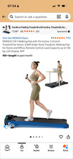 MERACH 5% Incline Walking Pad 3HP Quiet Under-Desk Treadmill, Compact Home