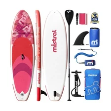 Inflatable Paddle Boards Stand Up Paddleboard Wide Stable with Premium SUP Pa...