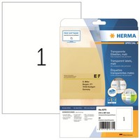 1-20X Herma Transparente Folien-Etiketten Special, 210 X 297 Mm Spare Bis Zu 27%