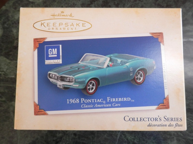 Hallmark Keepsake Ornament 1968 Pontiac Firebird Dated 2005 New In Box