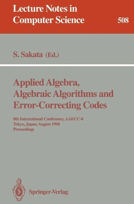 Applied Algebra, Algebraic Algorithms and Error-Correcting Codes Shojiro Sakata