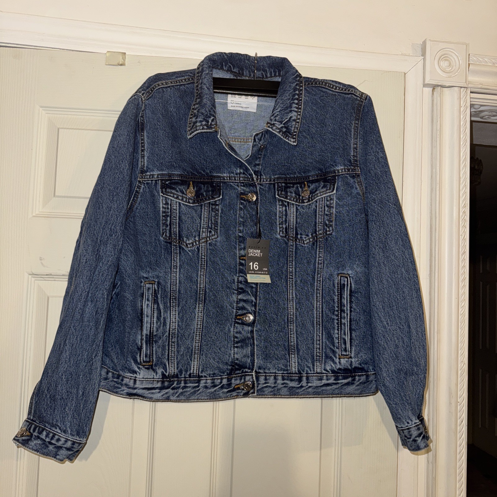 Denim Jacket Sz 16 Primark Women-image