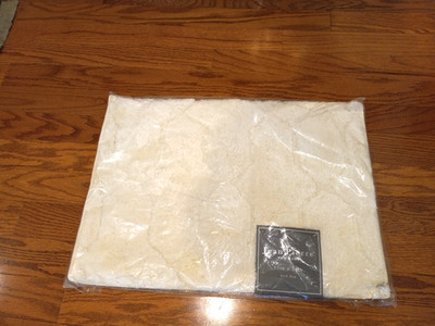 Jean Pierre White Bath Rug  100% Cotton  17x24 Inch - NEW