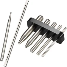 Hotop 7 Pcs Metal Model DIY Tool Sets Tab Edge Cylinder Cone Shape Bending Assis