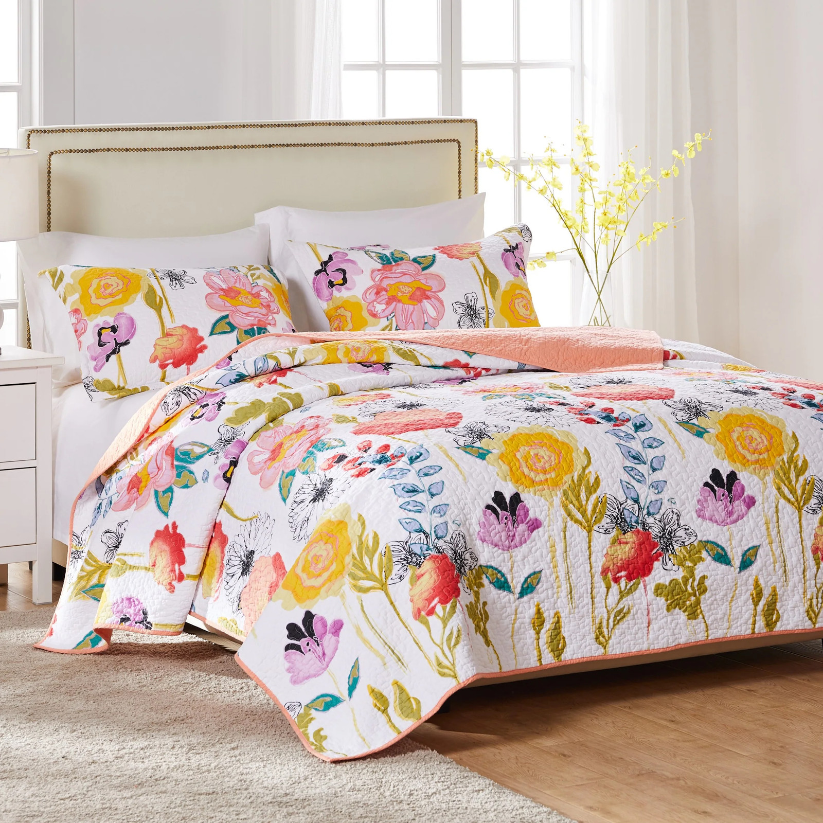 Greenland Home Fashions Watercolor Dream 100% Cotton Modern 