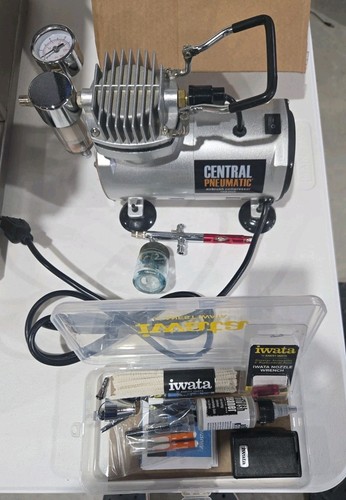 Central Pneumatic Air Compressor And Airbrush Accessories - 58 PSI Max Air