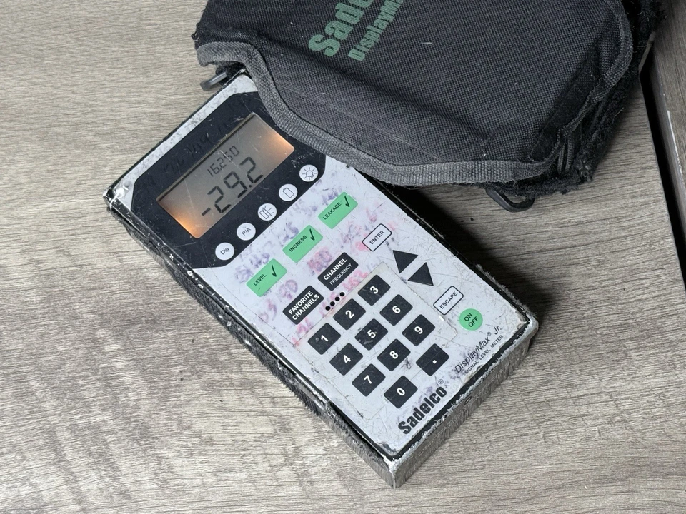 Medidor CATV nivel señal Sadelco DisplayMax Jr. 2000 Jr. Foto 2 de 4