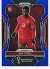 IKE UGBO 2022 PANINI PRIZM FIFA WORLD CUP BLUE PRIZM #48 SP #258/299 MINT