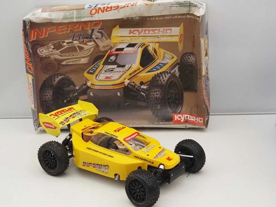 Rarität - Kyosho inferno TR 15 mit Acoms Techniplus Ap 202 - RC Car Vintage - Bild 2 von 4
