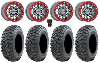 Raceline Alpha Bdlk 15'' Wheels Gm 30'' Terra Master Tires Pioneer 1000 / Talon