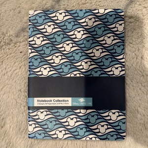 Disney Cruise Line Notebook Collection Blue variety Set of 3 Notebooks