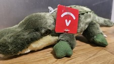Aurora Alligator Crocodile Plush Stuffed Animal Toy Green Realistic 10"