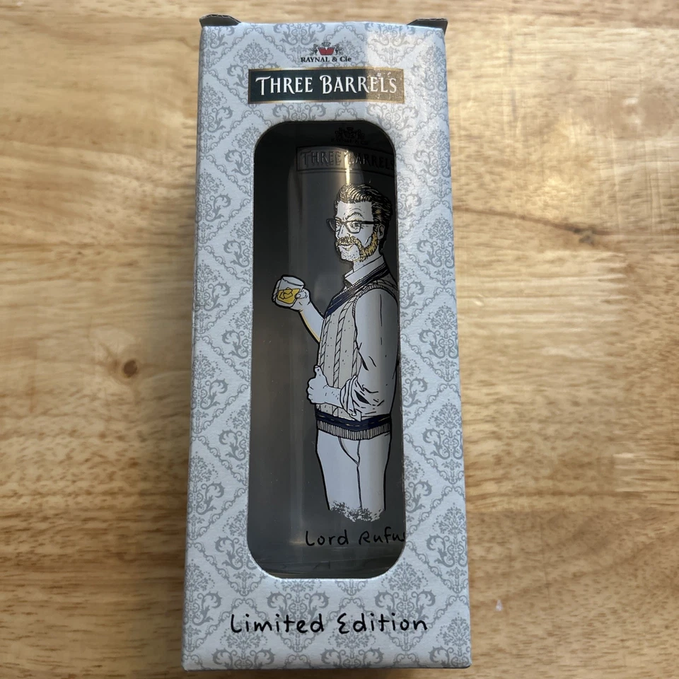 2 x Three Barrels Limited Edition Glasses Lady Rose and Lord Rufus  NEW - Image 2 of 4