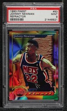 1993-94 Topps Finest Refractor Johnny Newman #83 PSA 9 MINT j2k