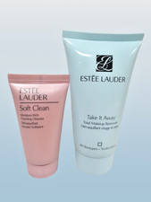 ESTEE LAUDER TAKE IT AWAY MAKEUP REMOVER 2.5OZ  SOFT CLEAN FOAMING CLEANSER 1OZ