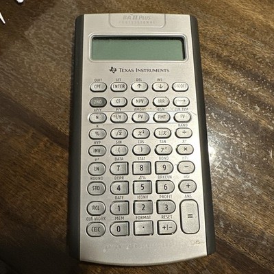 Texas Instruments BA II 2 Plus Professional Business Calculator NEW BATTERY 