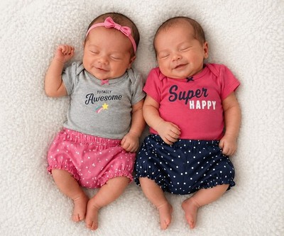 Carter's Baby Girls' 4-Piece Top & Bubble Shorts Set  Newborn