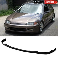 For 92-95 Honda Civic Coupe& Hatchback SIR Style Front Bumper Lip Lower Guard PU