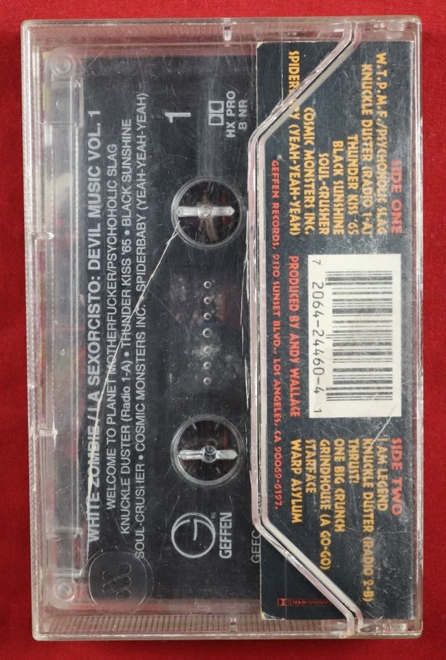 La Sexorcisto: Devil Music Vol. 1 by White Zombie (Cassette, 1992, Geffen) - G Foto 3 de 4