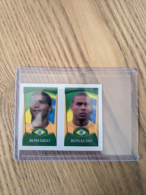 Merlin England 2002 Ronaldo Romario Brasilien Sticker #163