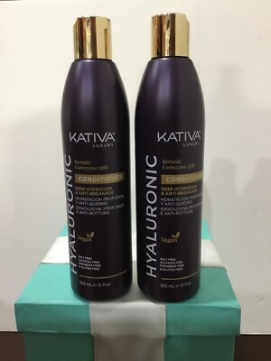 2 Kativa Luxury Keratin Coenzyme Q10 Conditioners 