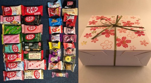 36pc Japanese Sweets SAKURA Gift Box Set (16 Kit Kat + 20 Candy) kitkat kats - Bild 1 von 6