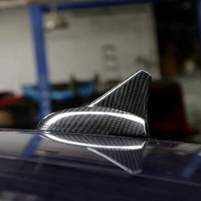 For Maserati Quattroporte 14-21 Real Carbon Fiber Shark Roof Antenna Cover Cap