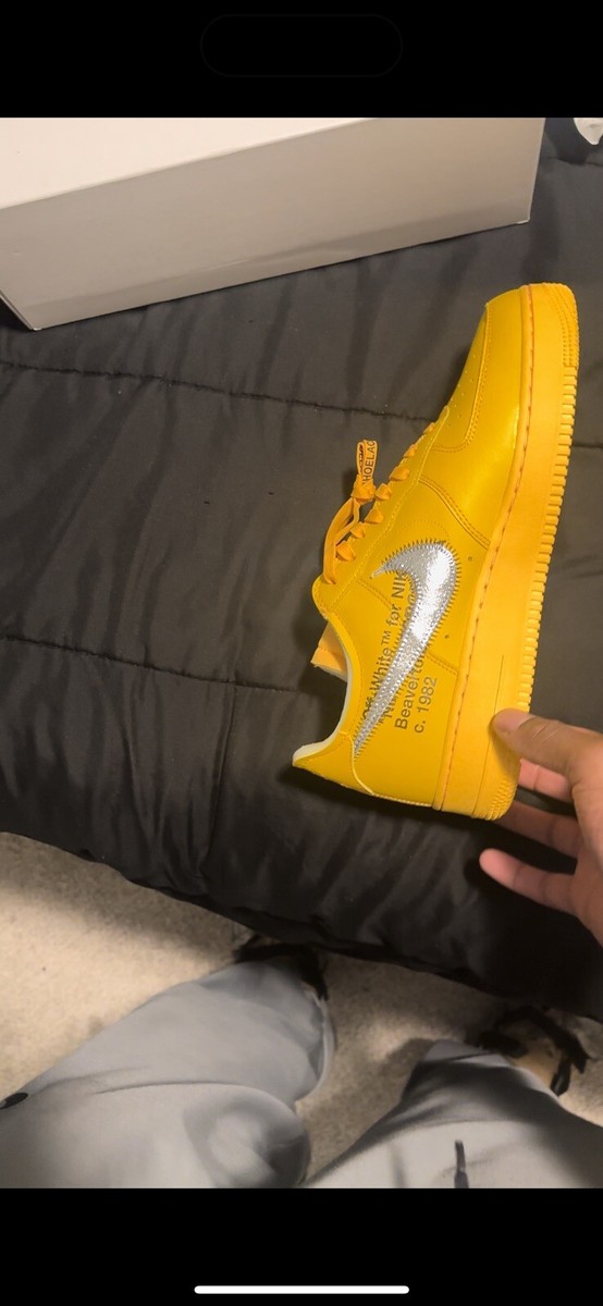 White Nike University Gold Off White Lebrons Nike X Off White Air - Main Image