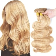 Bundles Human Hair 22 24 26 Inch Body Wave P27/613 Brown Blonde Human Hair Bundl