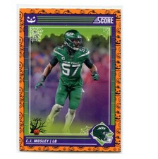 2024 Panini Score a Treat Football C.J. Mosley #223 Orange Pumpkins Jets
