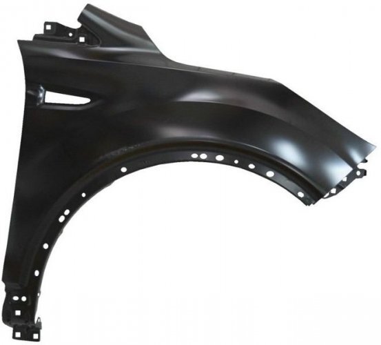 Aile avant droite pour Ford Kuga 2013-2020 pièce de carrosserie noire en acier