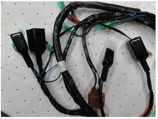 Arnés de cables OSVP-072 1976-77 Kawasaki KZ900 A4, A5, B1 OEM 26001-135, Foto 2 de 3