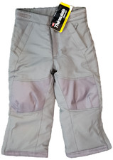 Kids LL Bean Snow Pants Overalls Insulated Gray Size 4