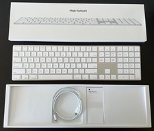 Apple Magic MQ052LL/A Wireless Keyboard with Numeric Pad - Silver - July 2021