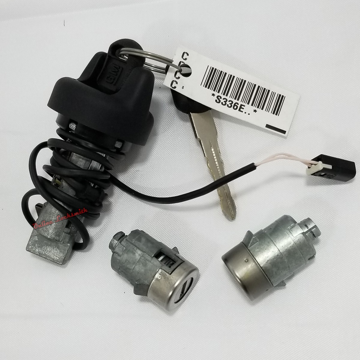 Ignition Cylinder 703605 For Buick 2x Matching Door Locks and 2